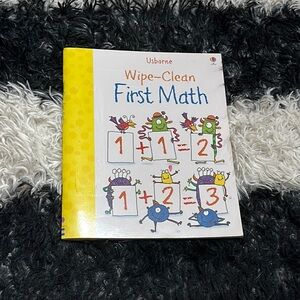 Usborne Wipe-Clean First Math Book